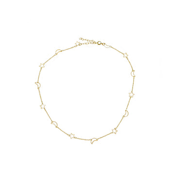 Moon Star Necklace