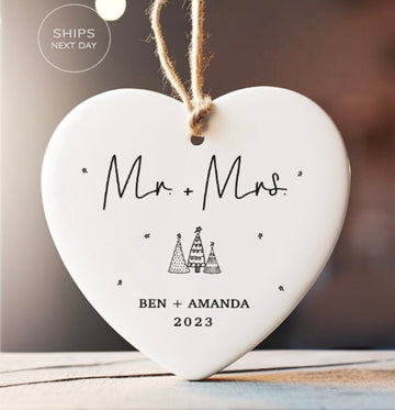 Just Married Ornament