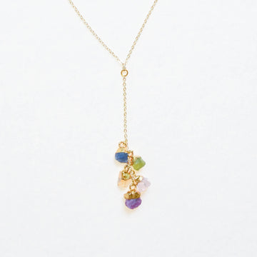 Raw Family Gemstones Necklace