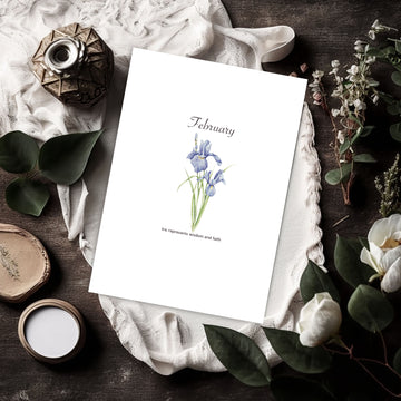 Watercolor Birth Flower