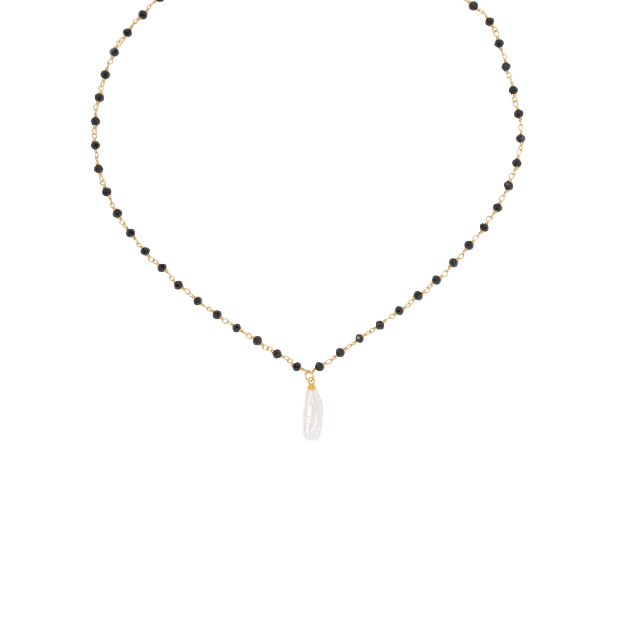Black Pearl Necklace