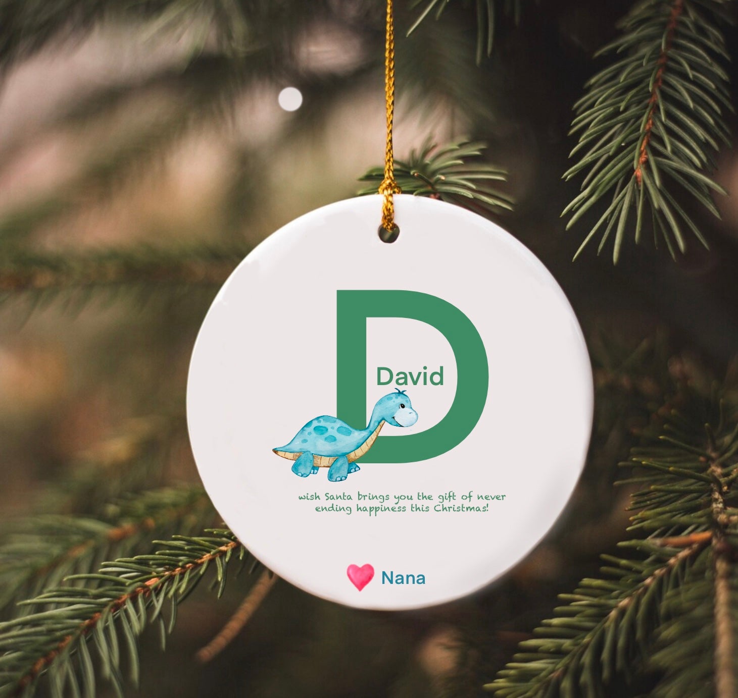 Dianosaur Ornament